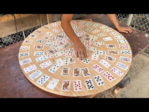 The ULTIMATE Card Table Build: From Concept to Incredible Playing Card Furniture