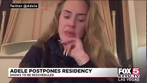 9.5K views · 182 reactions | Adele's much-anticipated Las Vegas residency has been postponed the day before its debut. The singer made the tearful announcement on social media earlier today. Kim Passoth has more. STORY: https://bit.ly/3FHhSaQ | FOX5 Las Vegas | Facebook