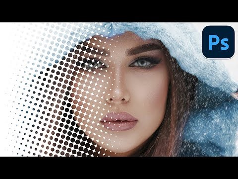 Dotted Color Halftone Effect - Photoshop Tutorial