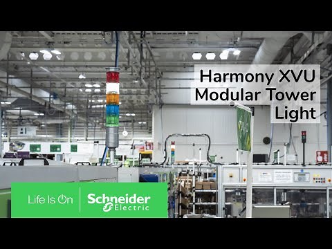 Harmony XVU - New 60mm Modular Tower Light | Schneider Electric