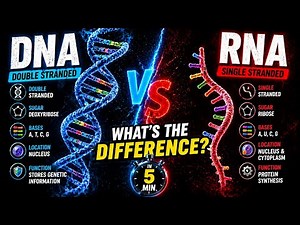 DNA vs RNA | What's the Difference? in 5 min #bioinformatics #viral