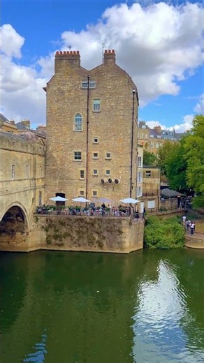 Pulteney Bridge & River Avon, Bath 🇬🇧 | England 4K