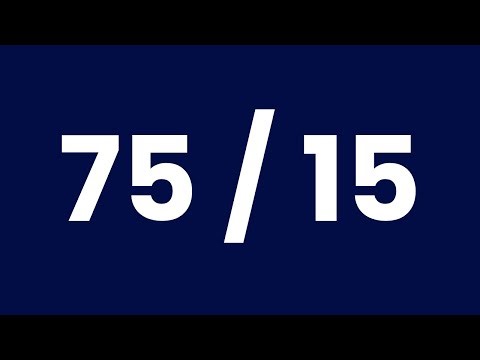 Minimal Focus Timer – 75 Minutes Work / 15 Minutes Break