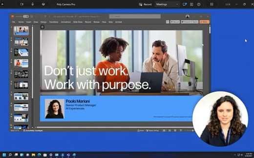 Poly Camera Pro - Presenter