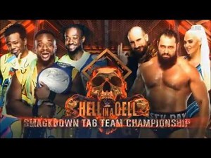 WWE Hell In A Cell 2018 The New Day Vs The Rusev Day Official Match Card