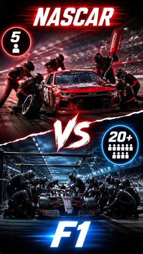 NASCAR vs F1 Pit Stop Difference