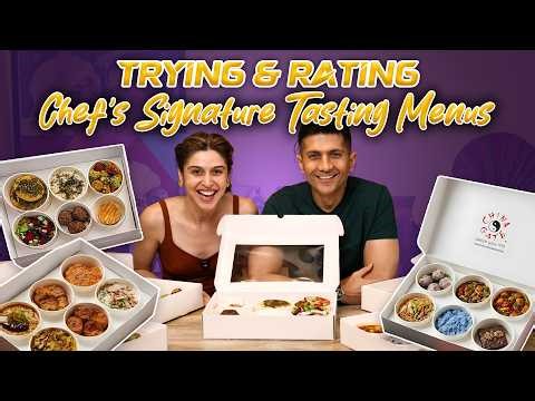 Trying & Rating Chefs Signature Tasting Menu Boxes!🍱