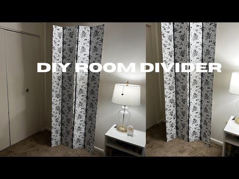 DIY Room Divider on a budget