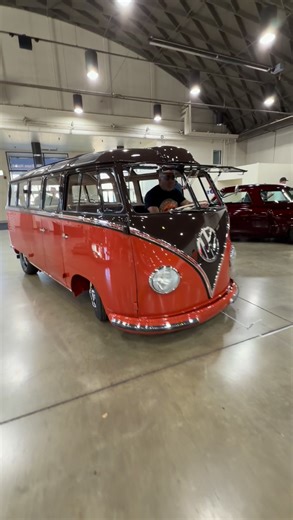 19K views · 481 reactions | I don’t use the term Beast very often for a 23 Window VW Bus. But when it’s right. VW Pumpkin Beast rollin into Grand National Roadster Show 2026. #gnrs2026 #grandnationalroadstershow #typeonerestorations | 540AutoSports | Facebook