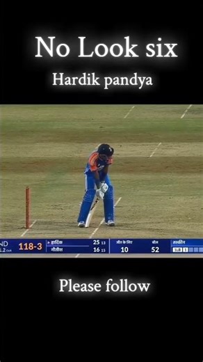▶️Hardik Pandya on fire no look six🏏🔥✅🔥 Hardik Pandya – Power, Passion & Performance!#hardikpandya