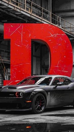 Built for Chaos 🖤🔥 | Dodge Challenger SRT Cinematic Photo to Video Edit