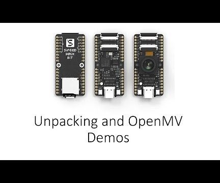 Sipeed MaiX Bit OpenMV Demos - Computer Vision