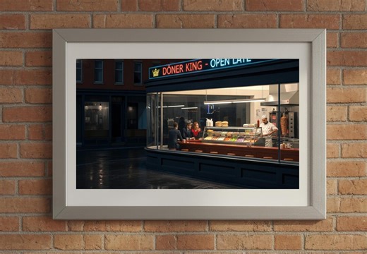 Edward Hopper Inspired Nighthawks – Digital Download, Classic Painting Printable Wall Art, Vintage Portrait Poster, Home Decor - Etsy