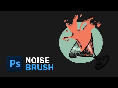 How to make noise brush in Photoshop