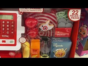 Target Themed Toys! Target Cash Register and Target Shopping Cart Toy Review #targetfinds