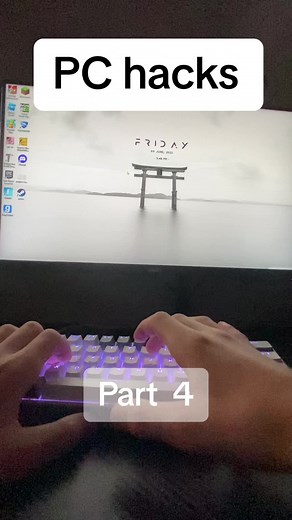 How to temove desktop icons #pc #PC #setup #pcgaming #gamer #techtips #wallpaper #tiktok #upgradingsetup #techtok