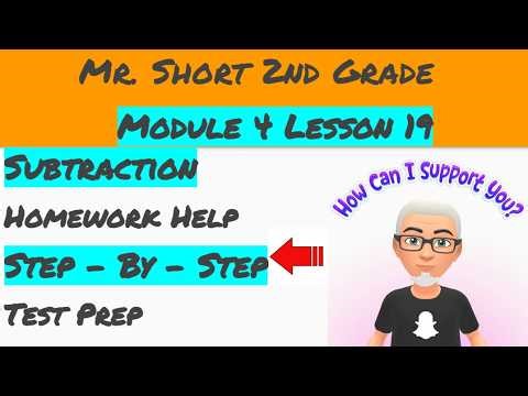 Module 4 Lesson 19 Eureka Math Homework Help (2nd Grade)