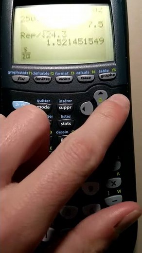 [TUTO]Faire une fraction sur Calculatrice TI-82 Advanced