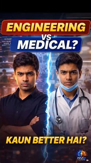 Engineering vs Medical 🔥 Kaun Better Hai? Honest Comparison 2026 | #engineering vs #medical |