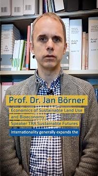 Jan Börner: international collaboration in our Transdisciplinary Research Areas (TRAs)