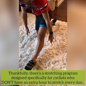 Stretching 5 minutes before a ride isn't cutting it. Most of us...
