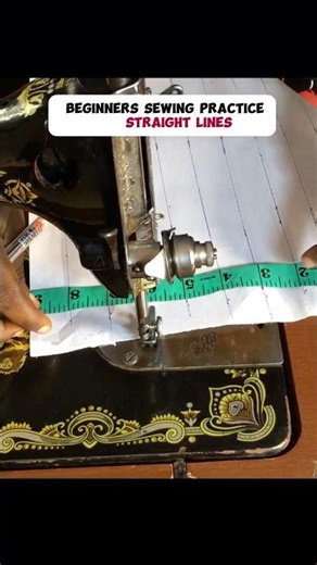 Beginners Sewing Practice: Straight Lines