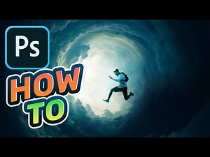 How to create circular clouds effect - Photoshop Tutorial