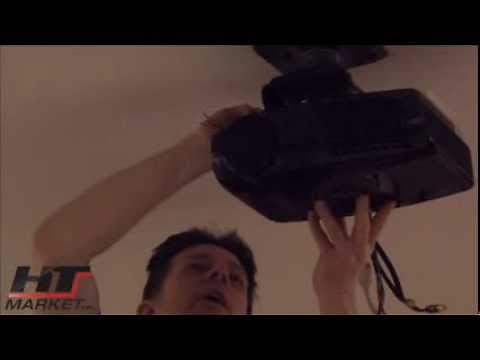 How To Install a Projector on the Ceiling using a ceiling mount by HTmarket.com