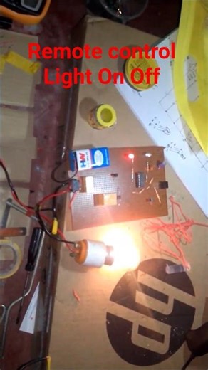 Control Light & Fan Using Remote | Simple DIY Experiment #shorts #shortvideo #experiment