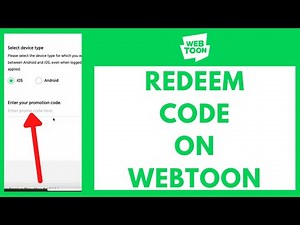 How to Redeem Promo Codes in WEBTOON (EASY!!)