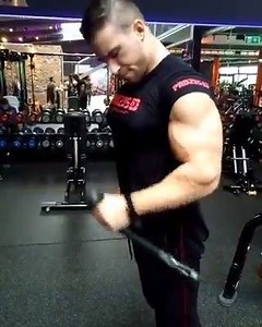 German natural bodybuilder Anthony Zugic Fitness hammering Single Cable Hammer Curls. At 5'10", 215 lbs., 23 year old, lifetime natural is training for Musclemania® Berlin, his first competition! www.musclemania.de - Musclemania.com | Musclemania