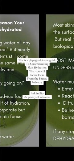 Drinking Water Won’t Hydrate Your Skin (get my guide)