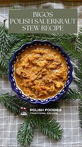 An authentic Polish bigos recipe, this bigos stew is used not only in Poland but all over the world. The popular hunter’s stew made of sauerkraut and meat is not only delicious but also satiating. Perfect for a winter meal! Traditionally popular at Christmas celebrations and weddings, bigos stew is cooked and eaten during wintertime. Tap link in bio for the full recipe ↗️ it’s also available on the Polish Foodies YouTube Channel! | Polish Foodies - The Best Polish Food Recipes