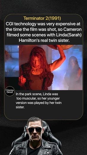 The detail about Sarah's twin in the Terminator 2 movie