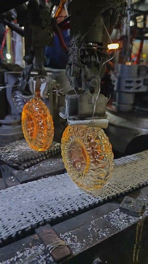 Process of an Automated Glass Production Line