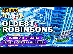 Inside The FIRST Robinsons Mall Ever Built! Robinsons Galleria Full Walk Tour | Philippines 4K HDR