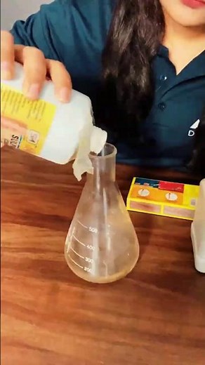 Science Experiment - Sulphuric Acid + Zinc Metal #science #reaction #chemistry #youtube #class10