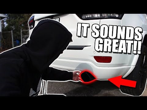 Making my v6 Jeep as LOUD AS POSSIBLE! (Review & Exhaust Clips)