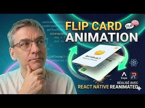 Comment créer une Flip Card animée en React Native avec Reanimated