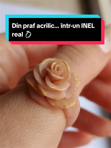 Din praf acrilic am creat un inel unic, modelat petală cu petală 🌹 Pentru mine, arta înseamnă să transformi materiale simple în emoție purtabilă. Acest trandafir 3D nu este doar un design — este o tehnică pe care o predau pas cu pas în cursul meu online în limba italiană. Dacă și tu vrei să înveți cum să creezi astfel de piese delicate, trimite-mi un mesaj privat pentru detalii si inscriere🤍 Spune-mi în comentarii: l-ai purta? 💍 #nailart #acrylicart #3dflower #handmadejewelry #nailtech