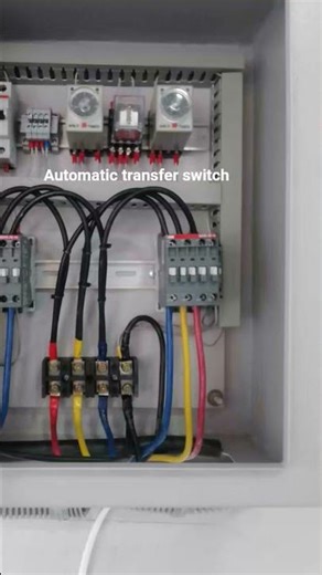 ATS. Automatic transfer switch #livewallpaper #snow #engineer