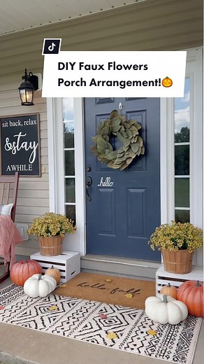 DIY Fall Flower Arrangement Ideas for Your Fall Front Porch