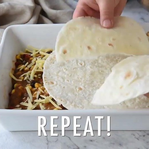 Veggie Mexican Lasagna!!