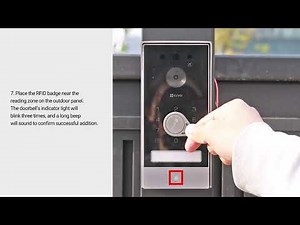RFID Badge Enrollment and Usage Help – EZVIZ Video Doorphone HP7 Pro
