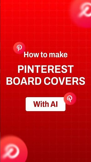 How to create Pinterest board covers with AI for free