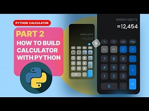 (PART 2) Build a Modern UI Calculator in Python Tkinter | Step-by-Step Tutorial