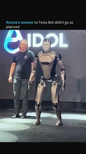 Wireofai | The Russian tech world just had its “oops” moment… 😬 Meet IDOL, Russia’s first humanoid AI robot — built to rival Tesla’s Optimus. During... | Instagram