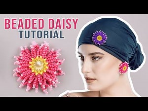 Easy Beaded Flower Tutorial - Cute Seed Bead Daisy Earrings