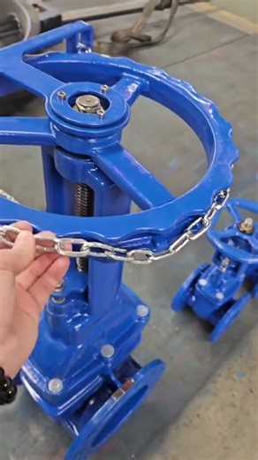 Chainwheel with gate valve. #valves