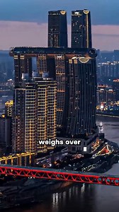 China Built The World’s largest Horizontal Skyscraper 😱. . . . China built the world’s largest horizontal skyscraper, stretching across four towers high above the city. Known as “The Crystal” at Raffles City Chongqing, this massive sky structure sits 250 meters in the air and it’s already changing how we think about skyscrapers. | Past World